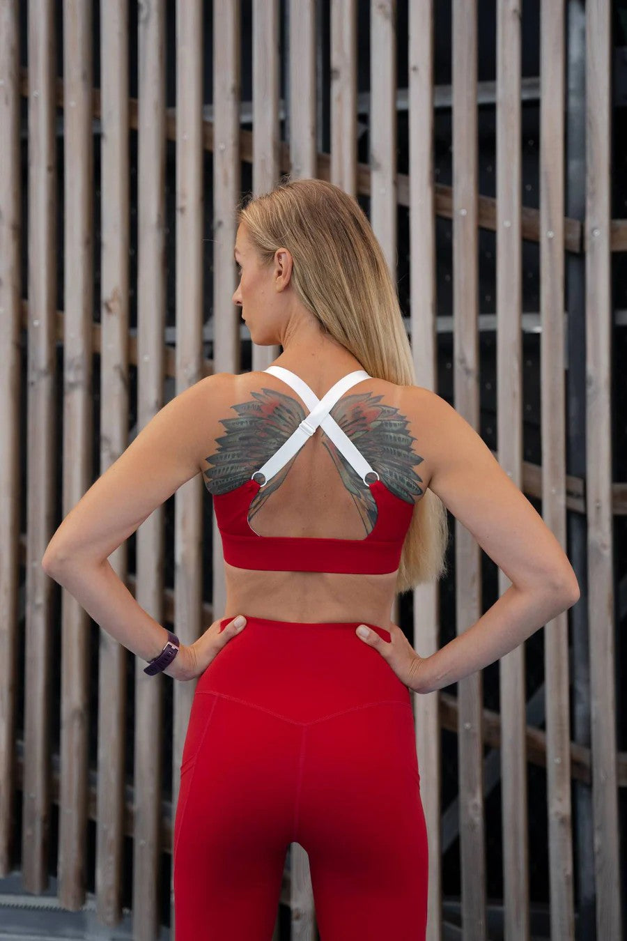 Sports Bra 'Cute Cranberry' Red