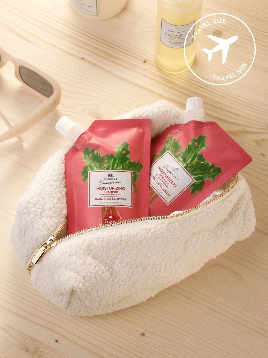 TRAVEL SIZE Rhubarb Hair Mask With Castor Oil - 100 ml